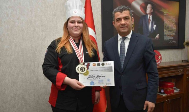 Genç aşçı uluslararası yarışmalarda 3 altın ve 1 gümüş madalya kazandı