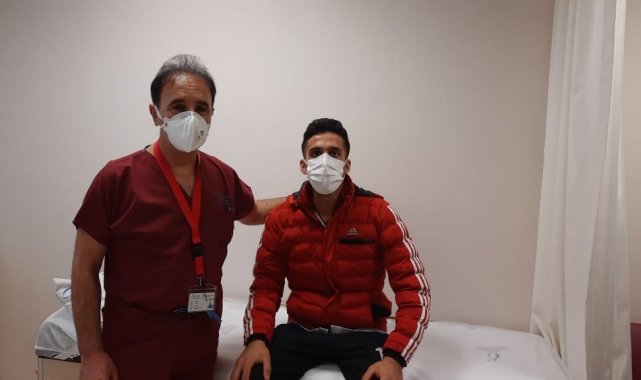 Genç futbolcu antrenman yaparken ölümden döndü