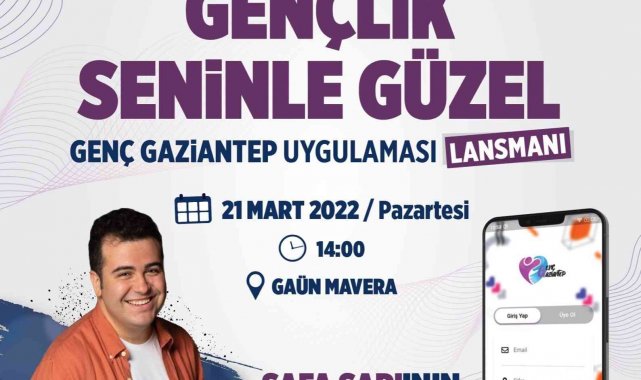 Gençlere özel mobil uygulama: &quot;Genç Gaziantep&quot;