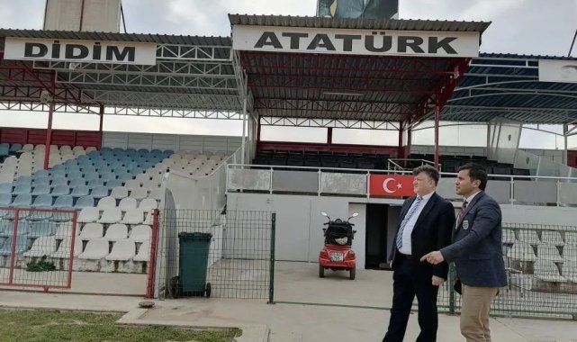 Gençlik ve Spor İl Müdürü Fillikçioğlu Didim'deki çalışmaları yerinde inceledi