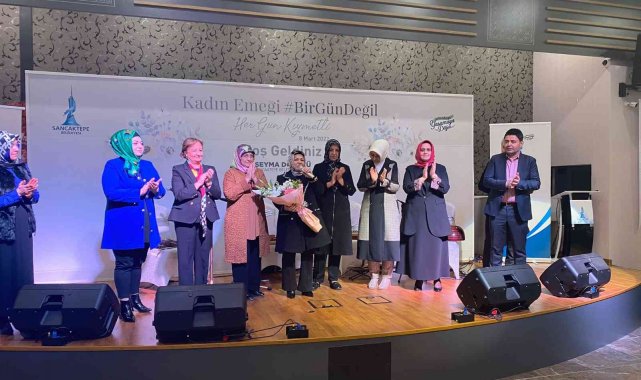 Girişimci kadınlar Sancaktepe Belediyesi etkinliği'ne katıldı