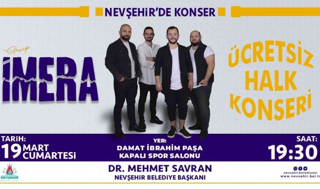 Grup İmera Nevşehir'de sahneye çıkacak