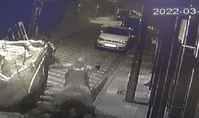 Güldüren hırsızlık kameralara yansıdı