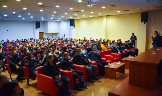 Güvenlik görevlilerine &quot;KAAN&quot; uygulaması anlatıldı