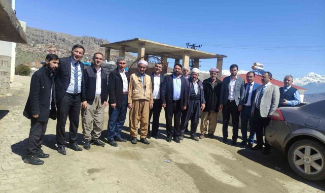 Hakkari İl Müftüsü Fakirullahoğlu Derecik'te