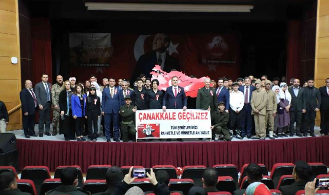 Hakkari&#039;de &quot;18 Mart Çanakkale Deniz Zaferi ve Şehitleri Anma Günü&quot; programı