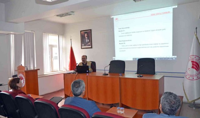 Hasat öncesi denetime çıkacak personele eğitim verildi