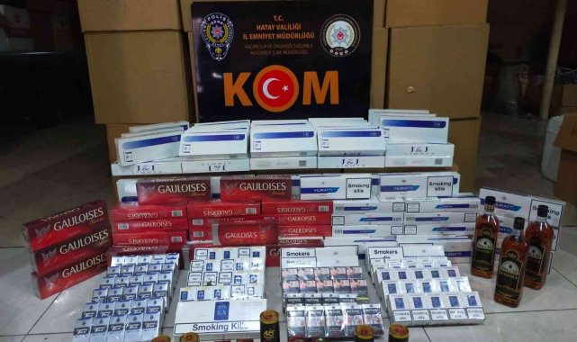 Hatay&#039;da kaçakçılık operasyonu