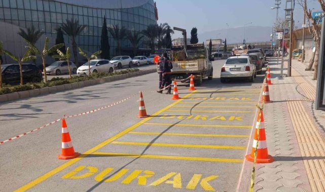 Hatay'da trafik güvenliği çalışmaları sürüyor