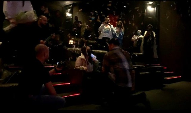 Hayatının en mutlu filminde 'evet' dedi