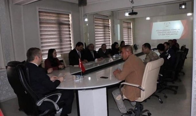 Hizan'da "Kadına Yönelik Şiddetle Mücadele Koordinasyon Toplantısı" yapıldı
