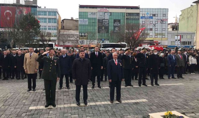 Iğdır&#039;da Çanakkale Zaferi&#039;nin 107. yıldönümü dolayısıyla tören düzenlendi