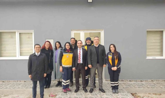 İl Sağlık Müdürü Açıkgöz, 112 istasyonu inşaatını inceledi