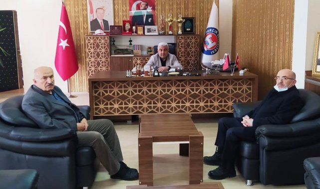 İlçe Milli Eğitim Müdürü Cebeci'den Başkan Çalışkan'a teşekkür ziyareti