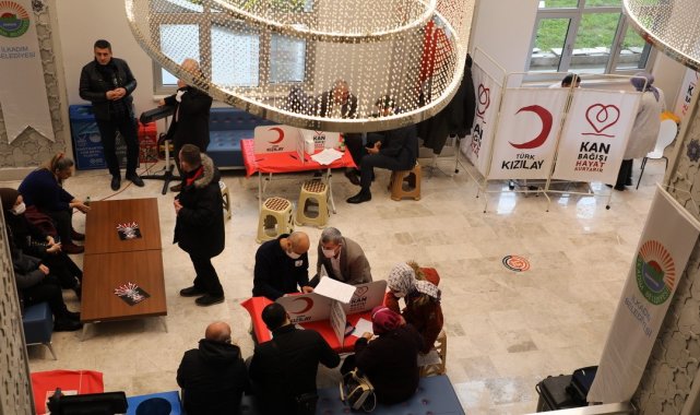 İlkadım&#039;dan Kızılay&#039;a kan desteği