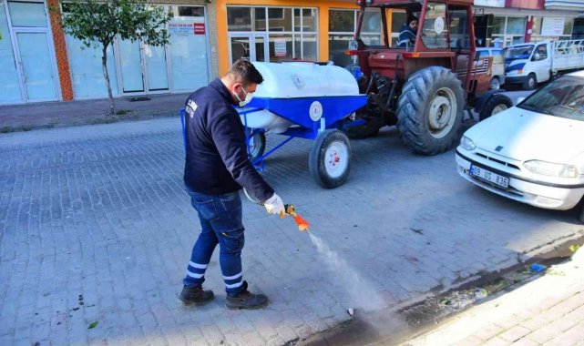 İncirliova Belediyesi ilaçlama çalışması başlattı