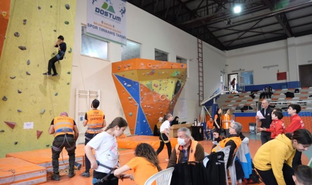 İnegöl&#039;de tırmanış yarışları nefes kesti