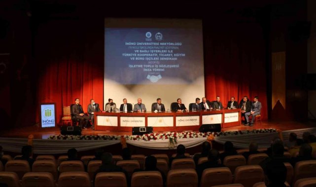 İnönü Üniversitesi'nde toplu iş sözleşmesi imzalandı