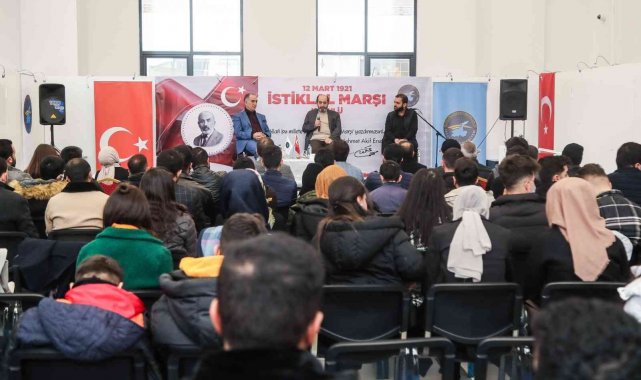 İpekyolu'nda 'İstiklal Marşı'nın Kabulü' konulu söyleşi
