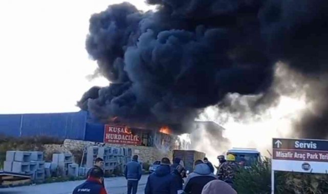 Isınmak için yakılan ateş yangına neden oldu