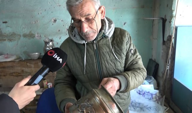 Isparta'da bakır ustasının 55 yıllık mesleği zamana yenildi