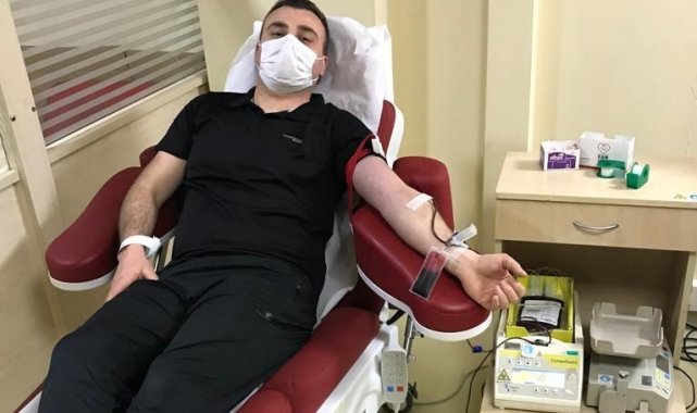 İtfaiyeciler bu kez kan vererek hayat kurtardı