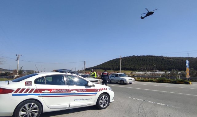 İzmir'de kurallara uymayan sürücülere, havadan ceza yağdı