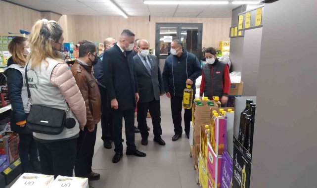 İzmir&#039;de marketlerde yağ denetimi