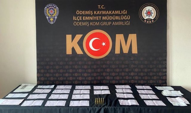 İzmir'de tefecilik yapan bir kişi gözaltına alındı