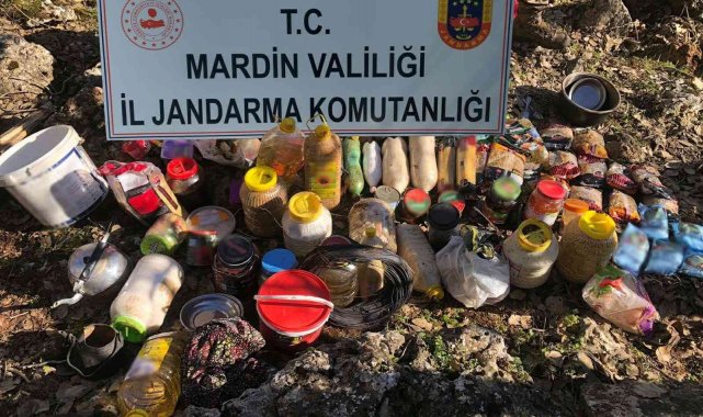 Jandarma Genel Komutanlığı duyurdu: Mardin ve 2 ilde çok sayıda mühimmat ele geçirildi