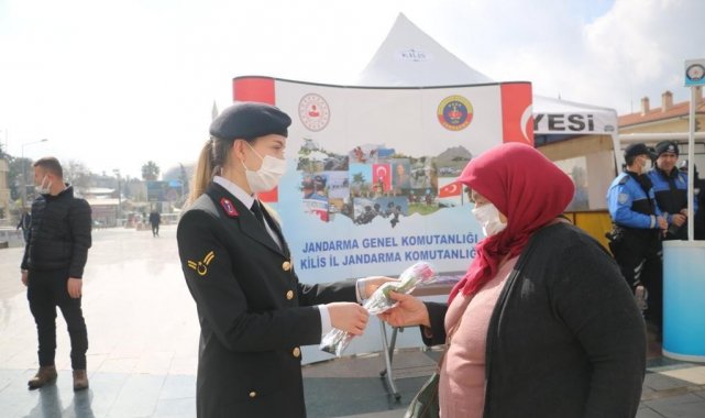 Jandarmadan 8 Mart kadınlar günü etkinliği