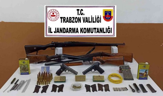 Jandarmadan kaçak silah operasyonu