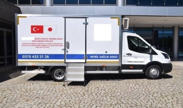 Japonya&#039;dan Tarsus&#039;a hibe sağlık tarama aracı