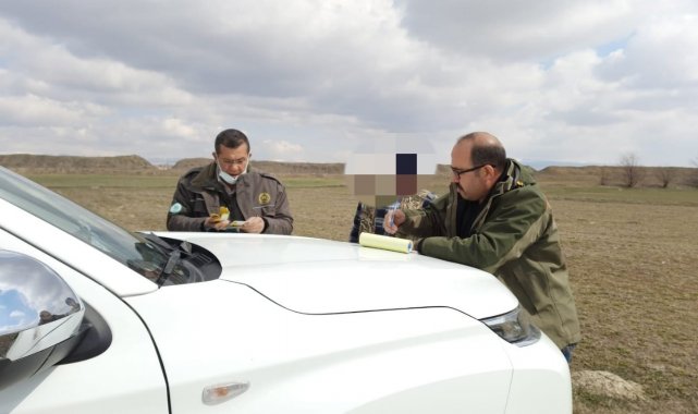 Kaçak avcı suçüstü yapıldı