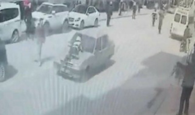 Kadın polisi metrelerce aracın kaputunda sürükleyen sürücü tutuklandı