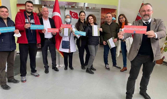 Kadın üyeler adına fidan diktiler