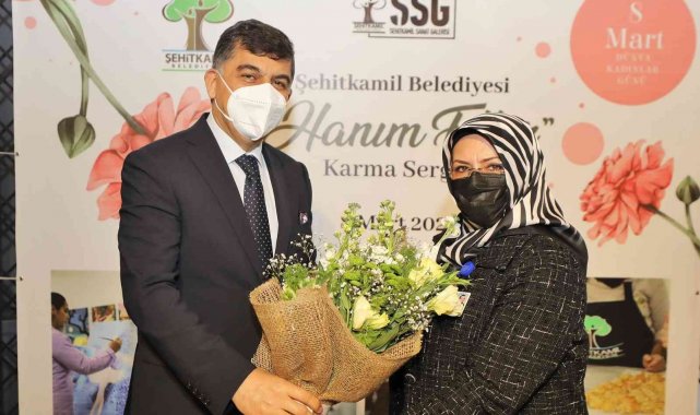 Kadınlar, ürettikleri eserleri beğeniye sundu
