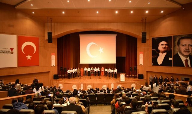Kahramanmaraş'ta İstiklal Marşı'nın kabul yıldönümü kutlaması