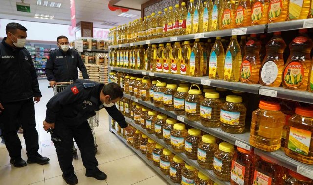 Kahramanmaraş'ta zabıtadan yağ denetimi