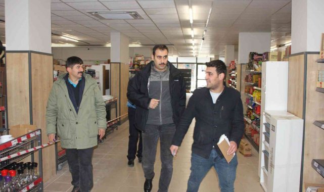 Kahta'da market denetimi