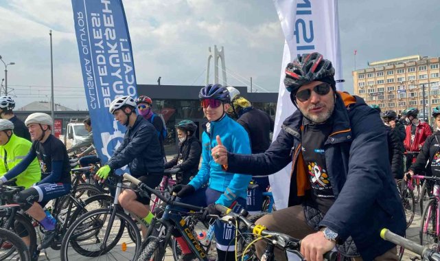 Kansere karşı farkındalık için pedal çevirdiler