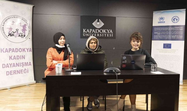 Kapadokya Üniversitesi&#039;nde &quot;Kadın ve Yaşam El Ele&quot; söyleşisi yapıldı