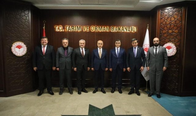 Karabük heyetinden Tarım Bakanı'na ziyaret