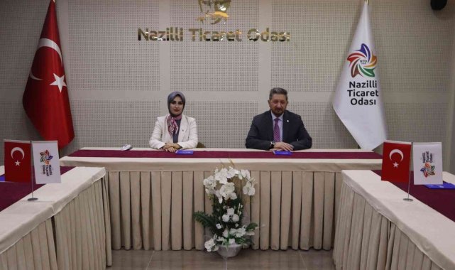 Karacasu Kaymakamı Yılmaz, NTO Başkanı Arslan'la görüştü