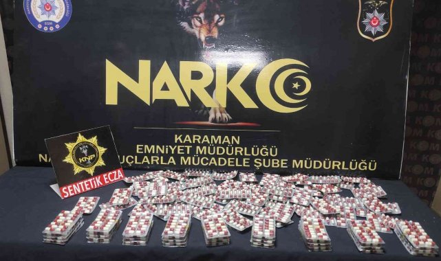 Karaman&#039;da 2 kişi uyuşturucudan tutuklandı