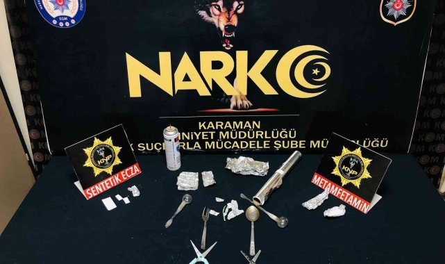 Karaman'da uyuşturucu ticaretinden 3 kişi tutuklandı