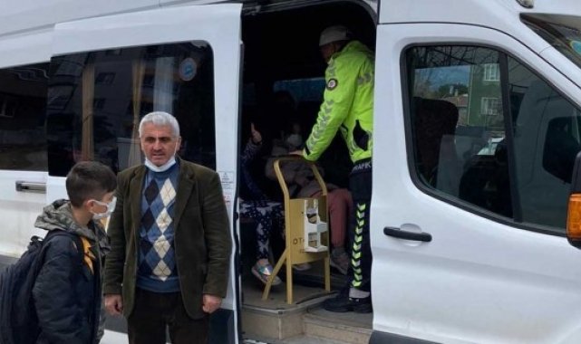 Kargı&#039;da İşçi ve okul servisleri denetlendi