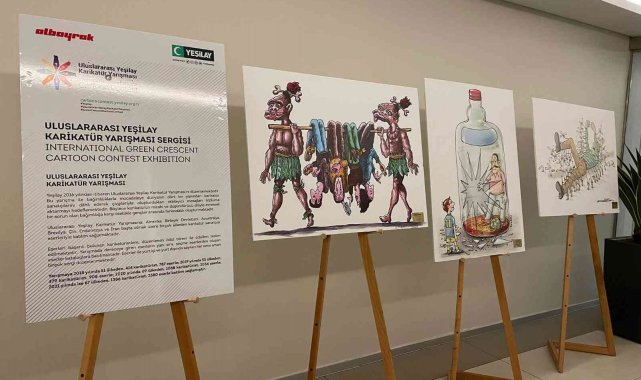 Karikatürler bağımlılığa karşı farkındalık için yarıştı