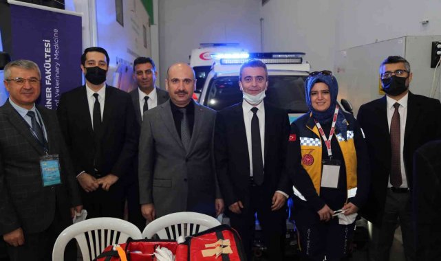 Kariyer fuarında Erzurum İl Sağlık Müdürlüğü standına yoğun ilgi