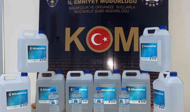 Kars'ta sahte içki ele geçirildi